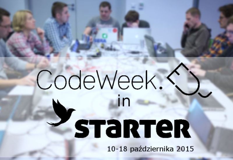 Baner CodeWeek in Starter