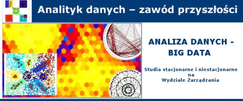 Baner specjalności Analiza Danych - Big Data