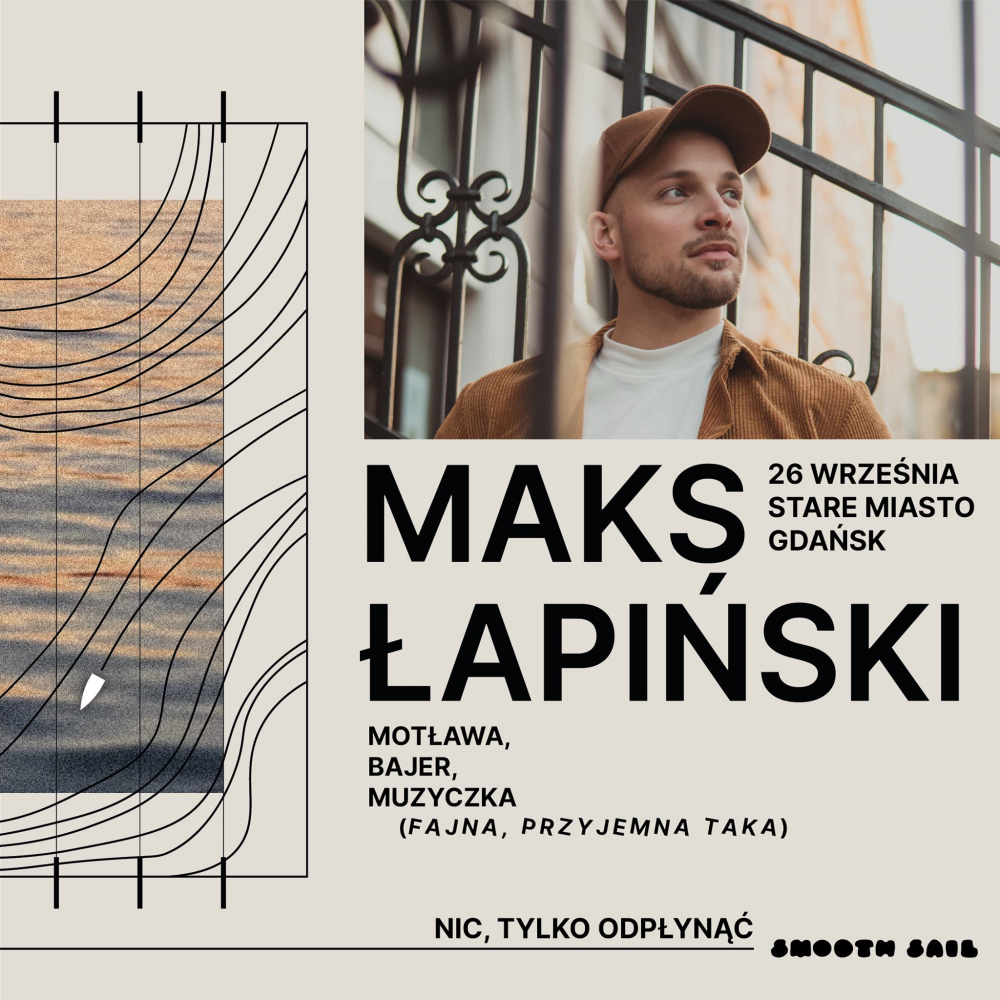 Maks Łapiński - plakat koncertu