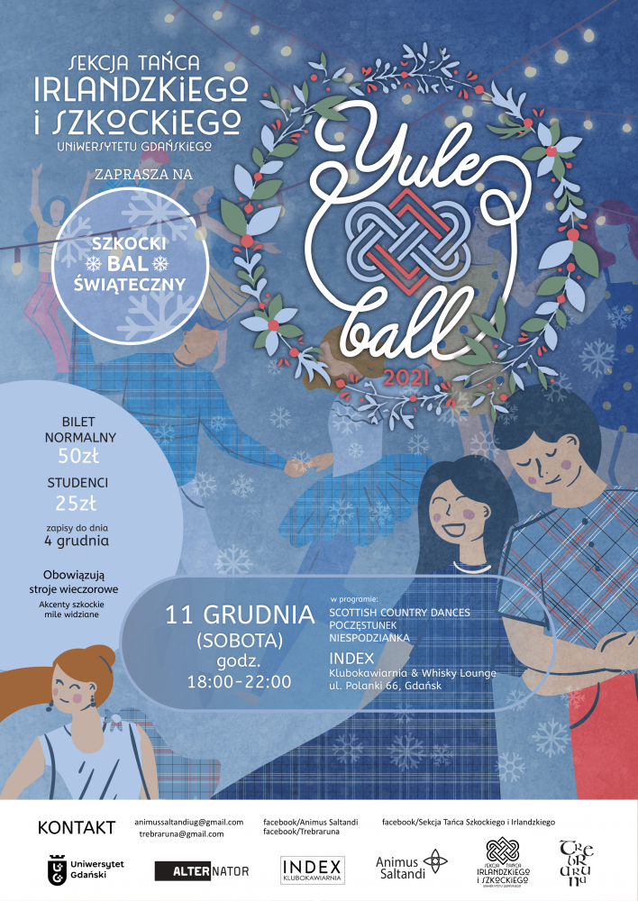 YULE BALL – świąteczny bal szkocki plakat