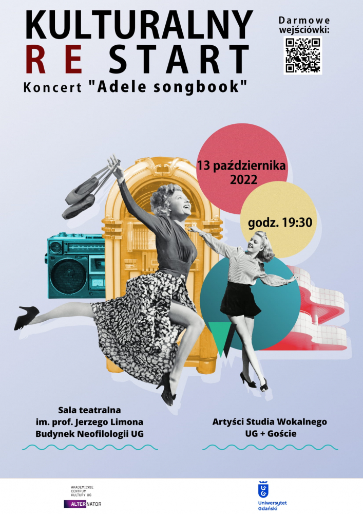 Kulturalny REstart - Koncert Adele Songbook plakat