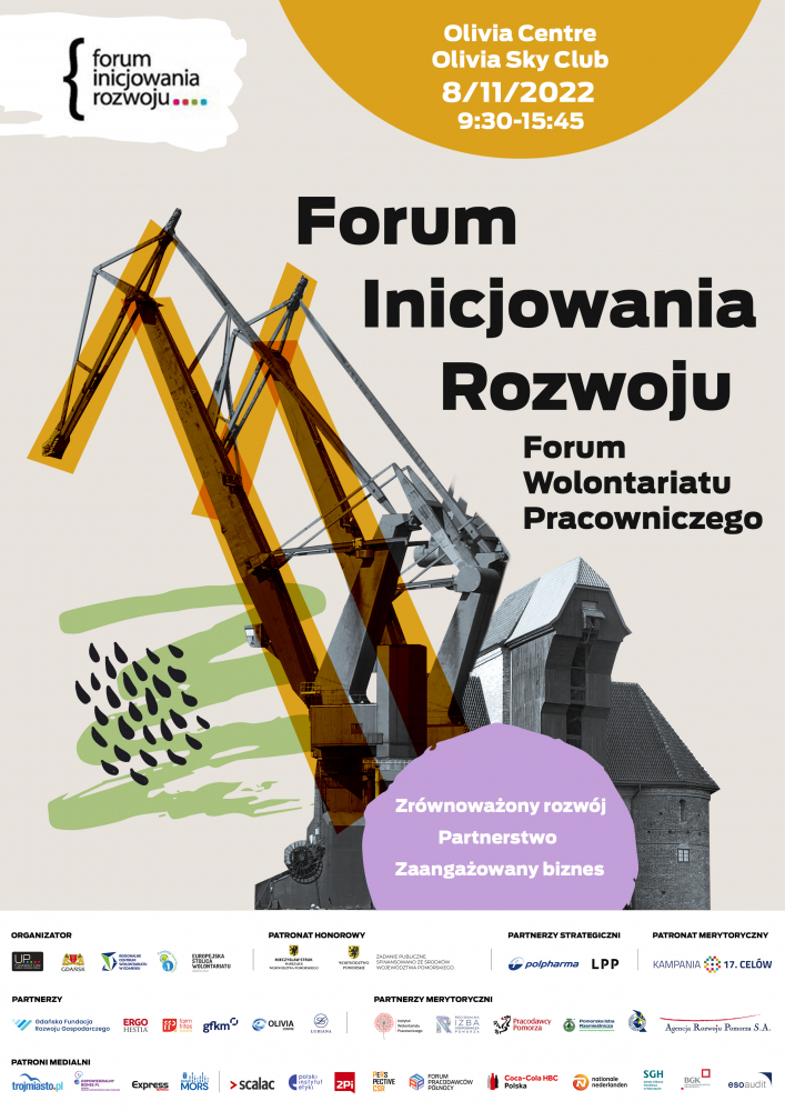 11. Forum Inicjowania Rozwoju. Forum Wolontariatu Pracowniczego plakat