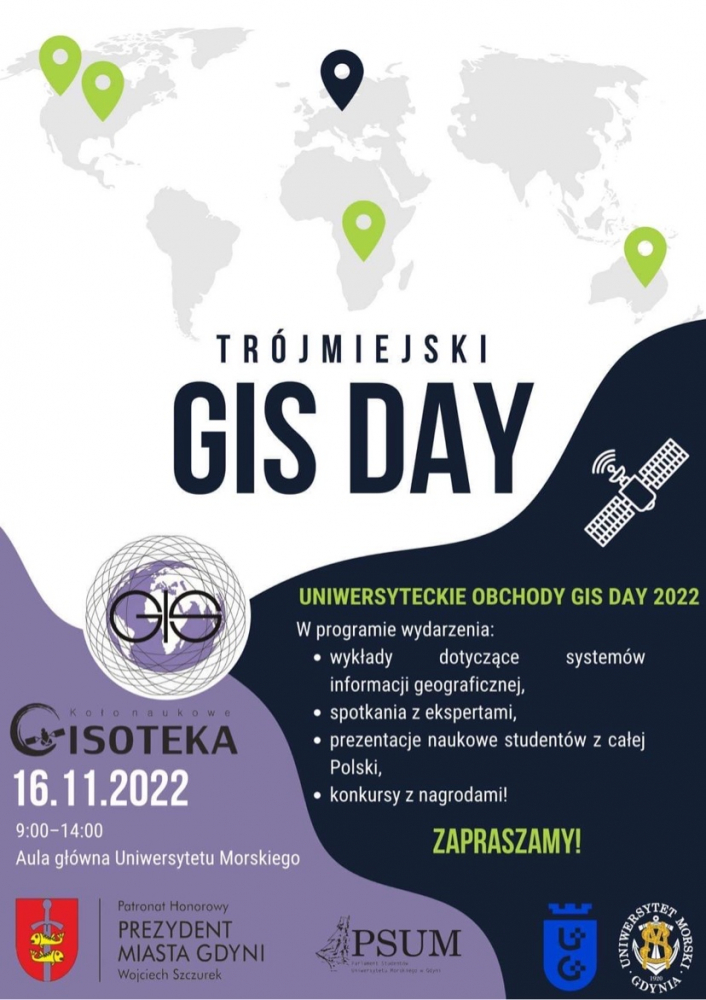 Trójmiejski GIS DAY 2022 plakat