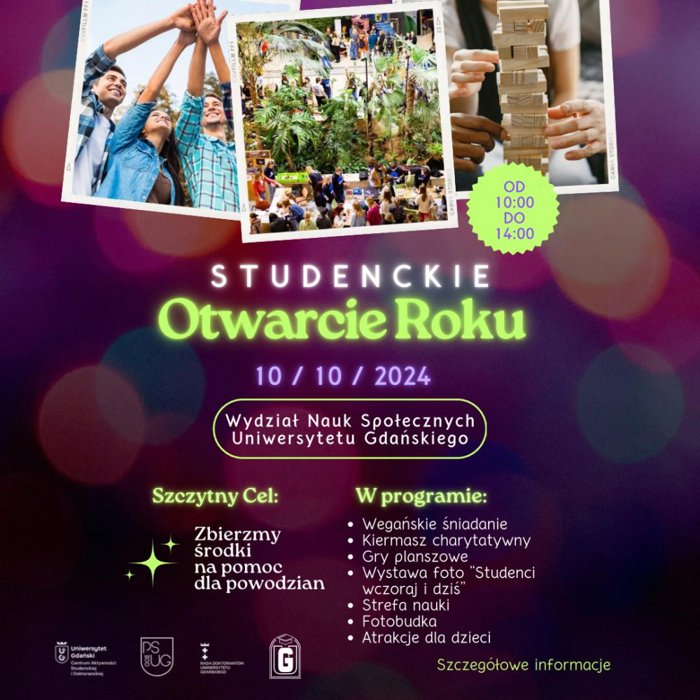 studenckie otwarcie roku 2024 baner