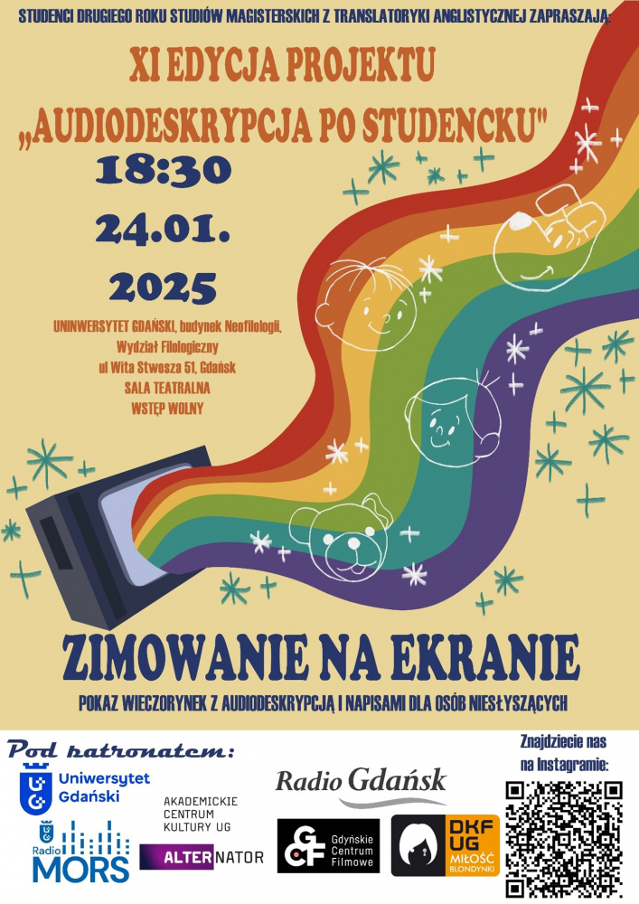 Zimowanie na ekranie plakat