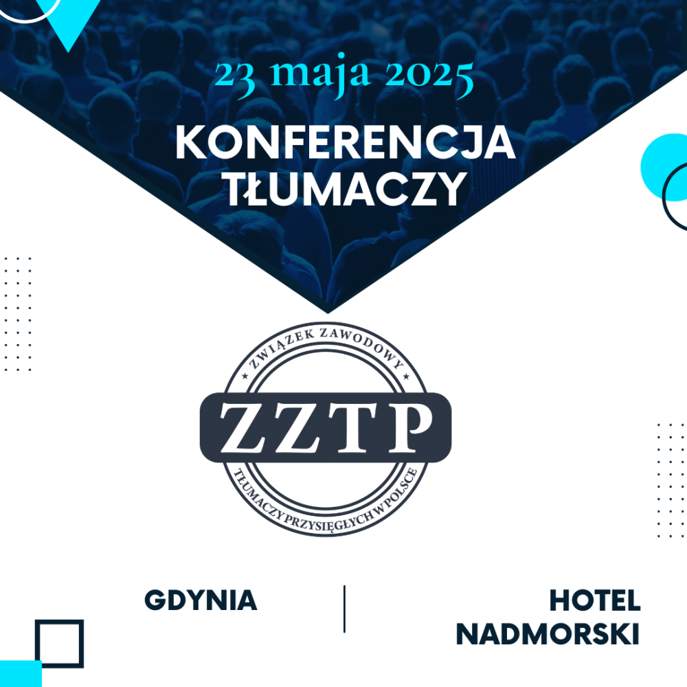 Konferencja tłumaczy plakat