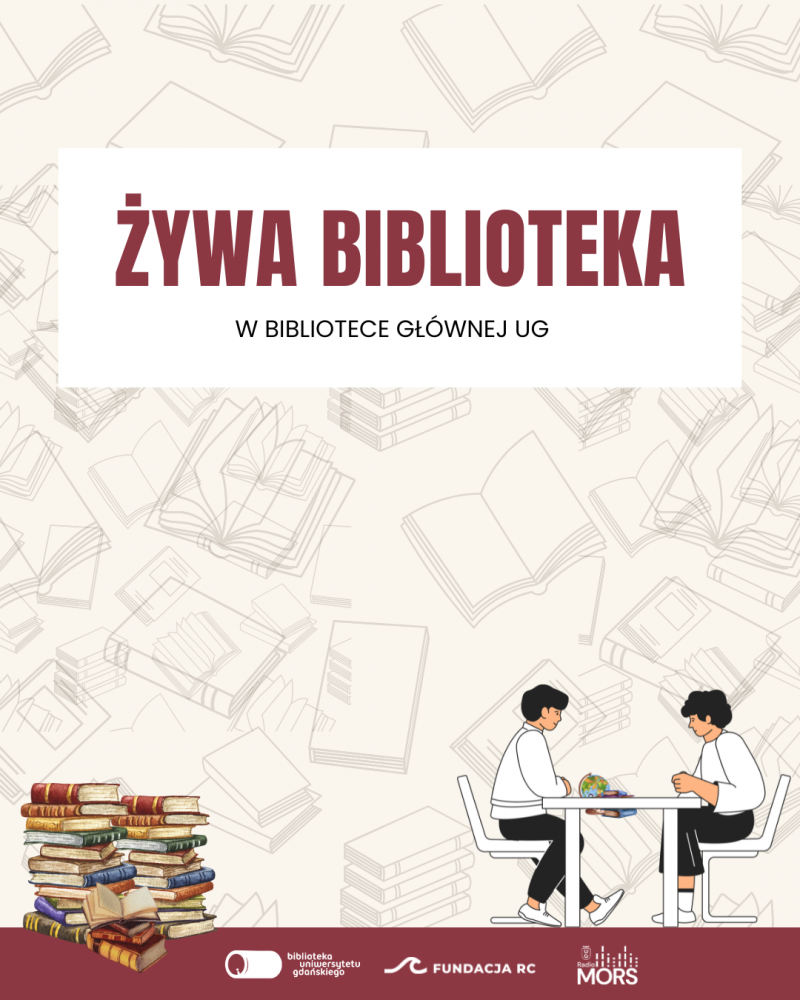 "Żywa Biblioteka" - plakat wydarzenia