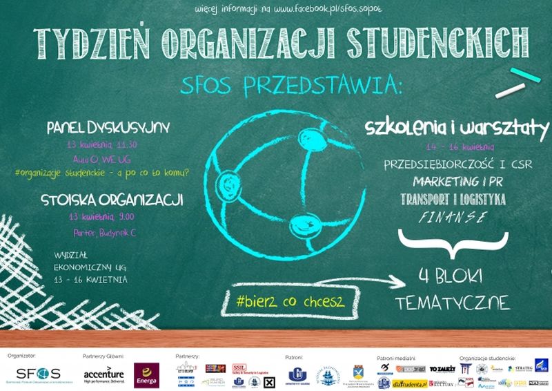 Plakat Tygodnia Organizacji Studenckich