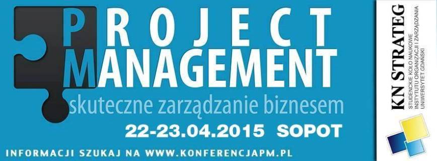 Baner konferencji Project Management
