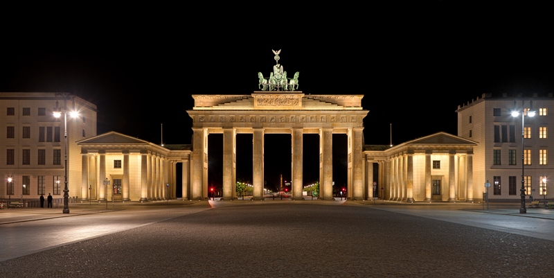 Brama Brandenburska w Berlinie Fot. Thomas Wolf, www.foto-tw.de/Wikipedia