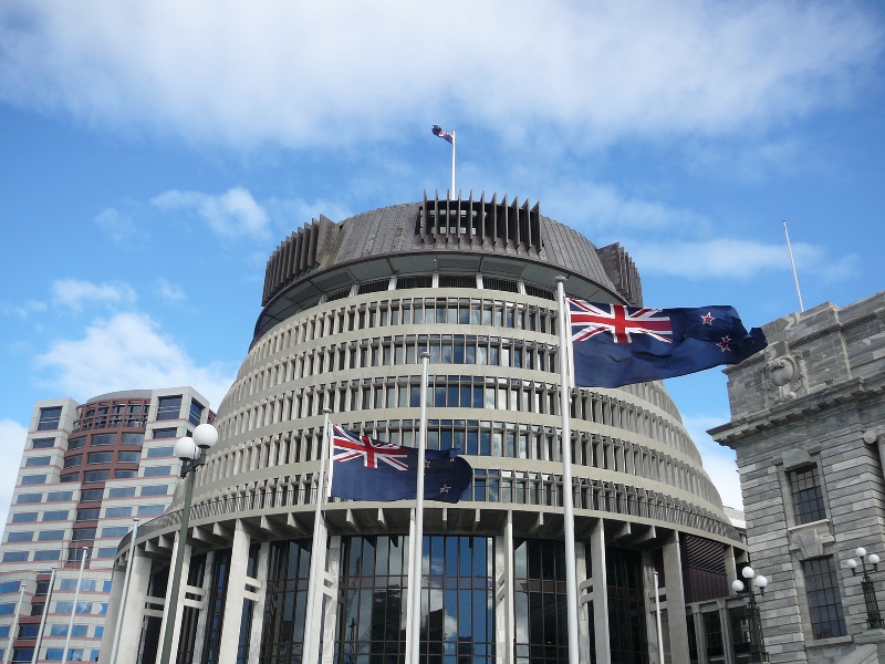New Zealand's parliament house in Wellington. Fot. Freeimages