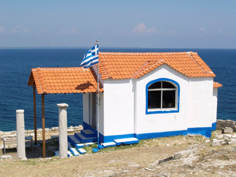 Dom na greckiej wyspie Thassos Fot. Freeimages