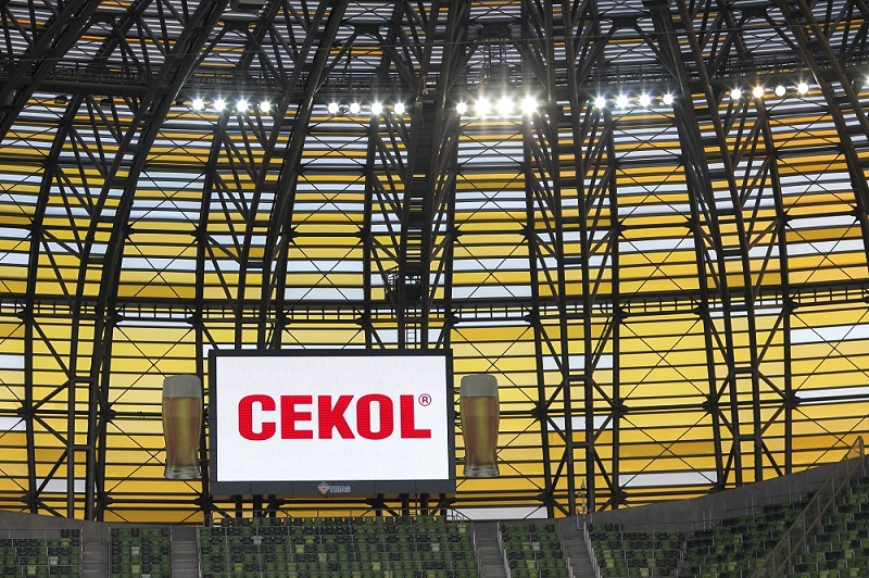 Logo firmy CEKOL fot. Lechia Gdańsk