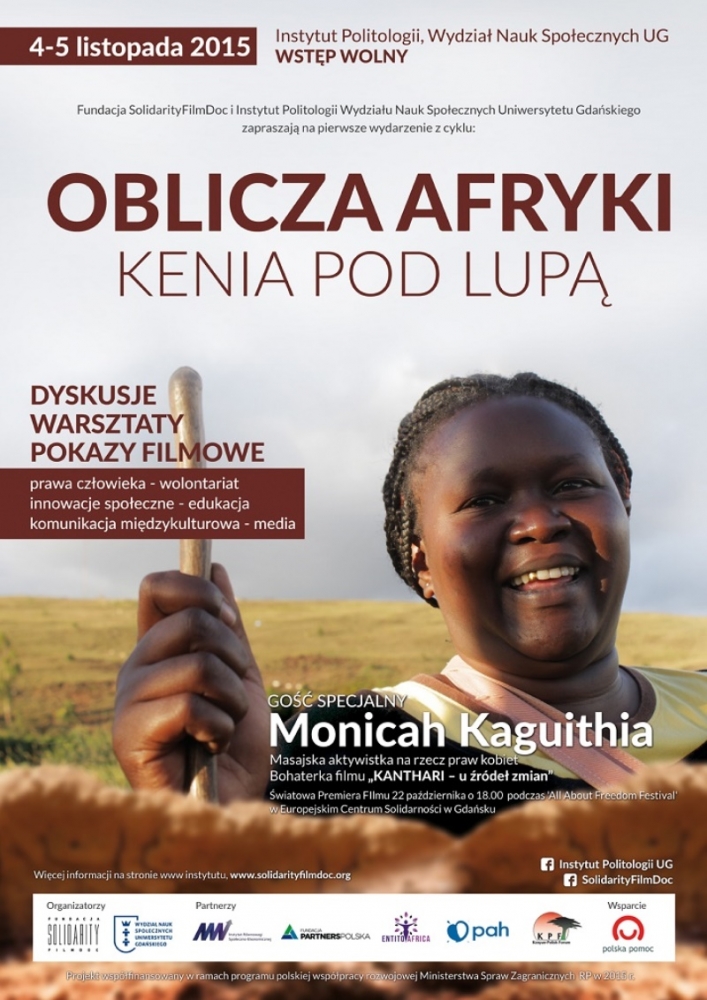 Plakat warsztatów Oblicza Afryki