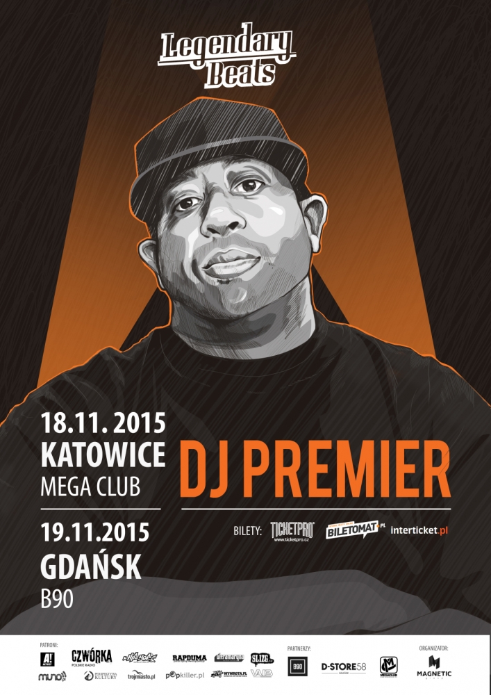 Plakat koncertu DJ Premier