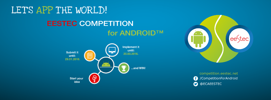 Baner konkursu EESTEC Android