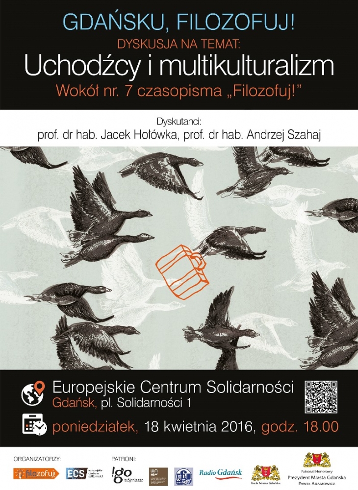 Plakat Gdańsku Filozofuj!