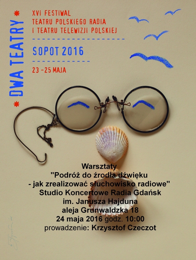 Plakat warsztatów z Krzysztofem Czeczotem