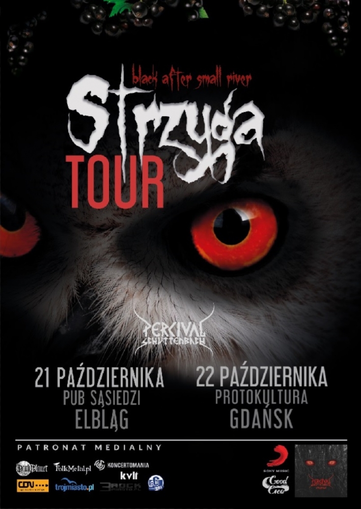 Plakat trasy koncertowej Strzyga
