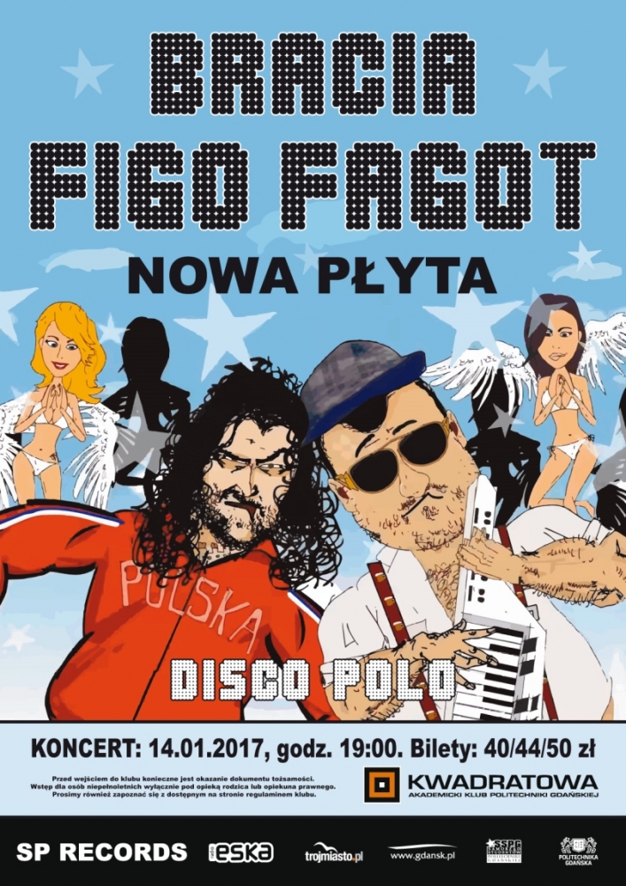 Plakat koncertu Braci Figo Fagot