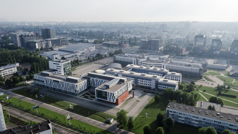 Panorama kampusu w Oliwie. Fot. Maciej Kosycarz