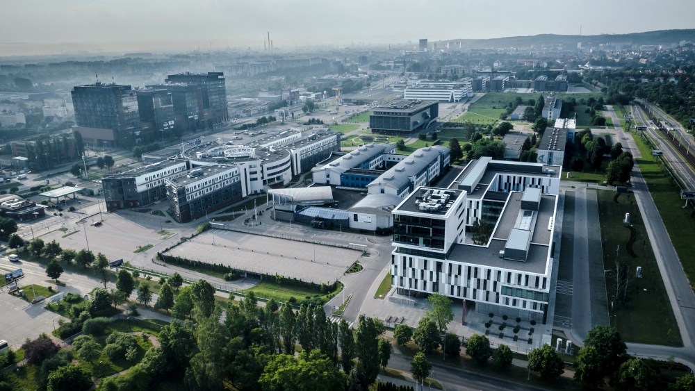 Panorama kampusu w Oliwie. Fot. Maciej Kosycarz