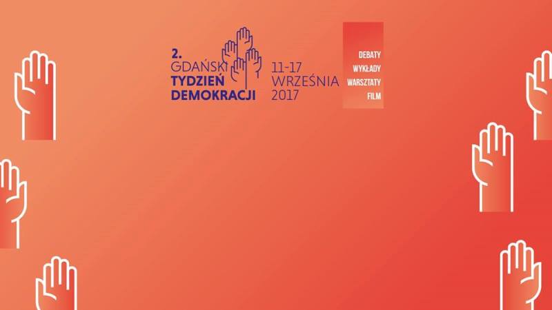 Baner Gdańskiego Tygodnia Demokracji