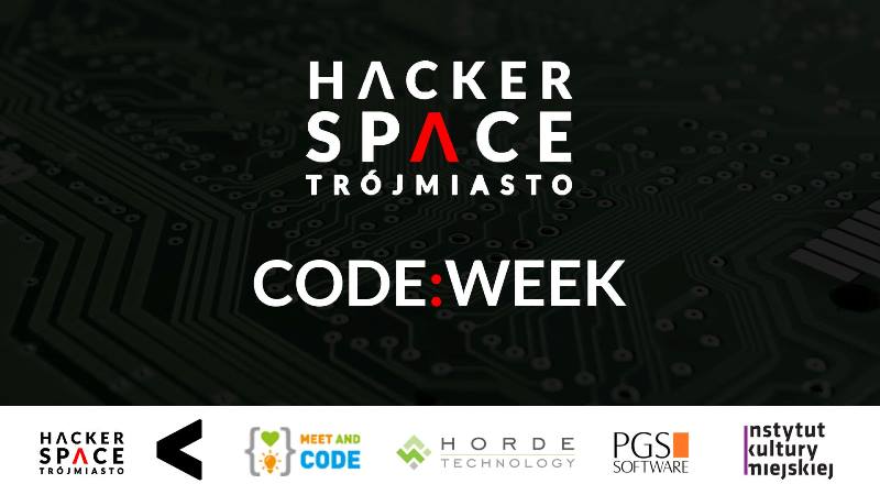 Baner Code Week w HackerSpace Trójmiasto