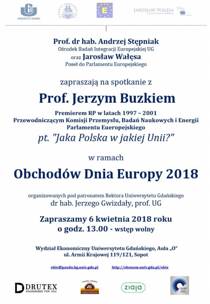 Plakat zapowiadający spotkanie