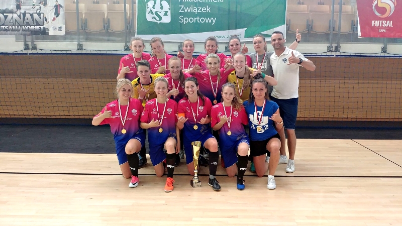 AZS UG Futsal Ladies ze złotymi medalami