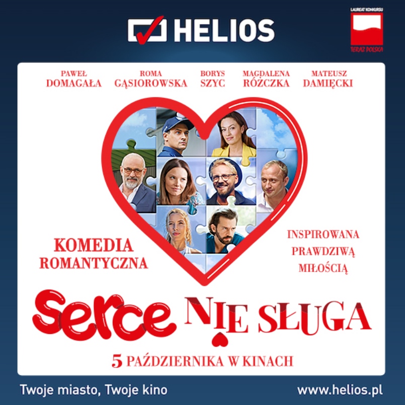 Baner filmu Serce nie sługa