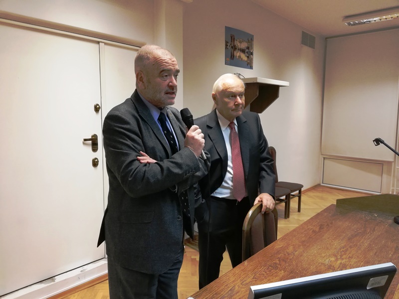 Prof. Dariusz Filar i dr Andrzej Hass Fot. Maciej Goniszewski