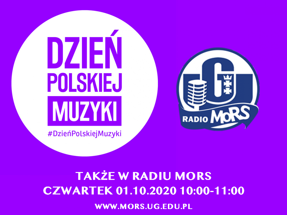 Baner Dnia Polskiej Muzyki w Radiu UG MORS