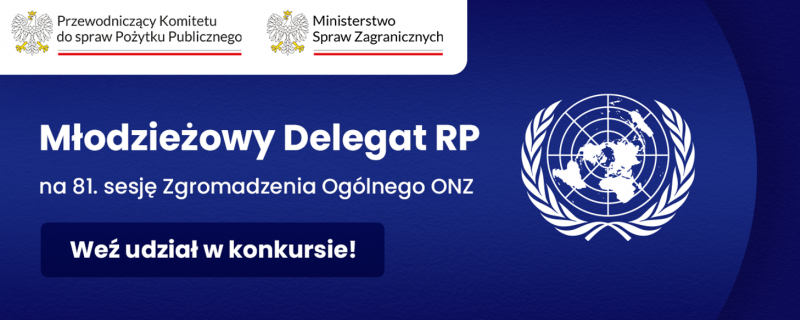Reprezentuj Polskę w ONZ. Trwa nabór na Młodzieżowego Delegata
