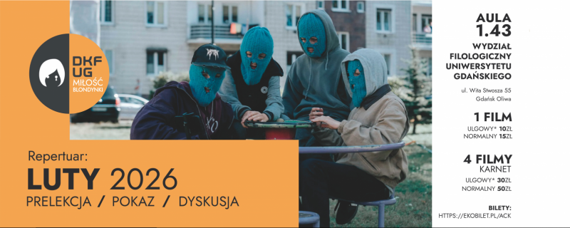 Sprawdź repertuar filmowy DKF UG na luty 2026