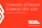 Baner informujący o pozycji UG w THE Impact Rankings 2021