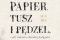 papier tusz i pedzel