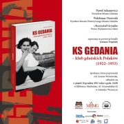 Zaproszenie na premierę książki KS Gedania - klub gdańskich Polaków
