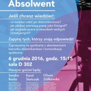 Plakat Projektu Absolwent