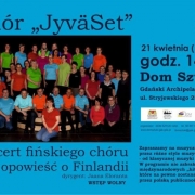 Informacja o koncercie chóru JyvaSet