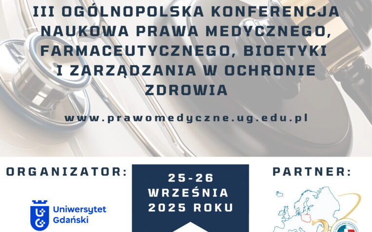 Konferencja Naukowa Prawa Medycznego plakat