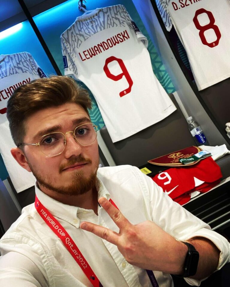 Jan Sławiński w szatni polskiej reprezentacji