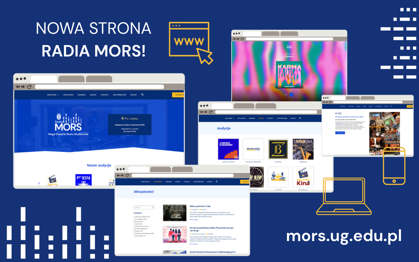 Nowa strona Radia MORS