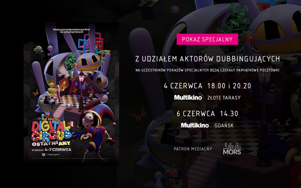 The Amazing Digital Circus: Ostatni akt pokaz specjalny baner
