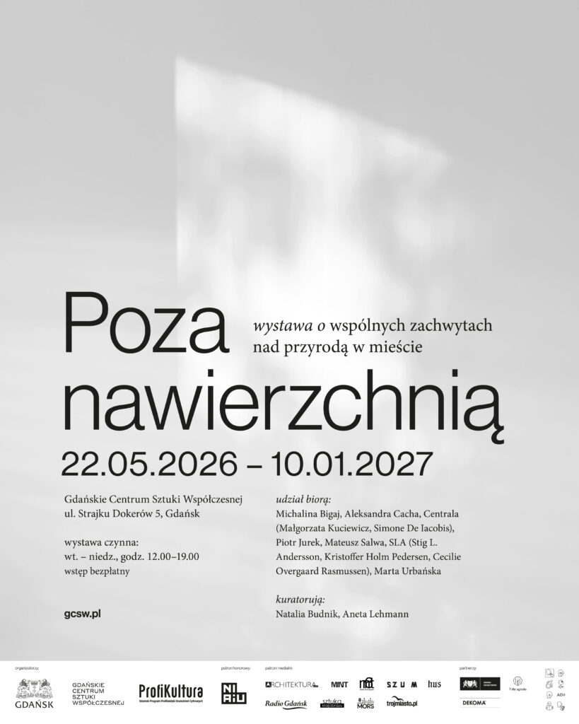 Poza nawierzchnią plakat wydarzenia