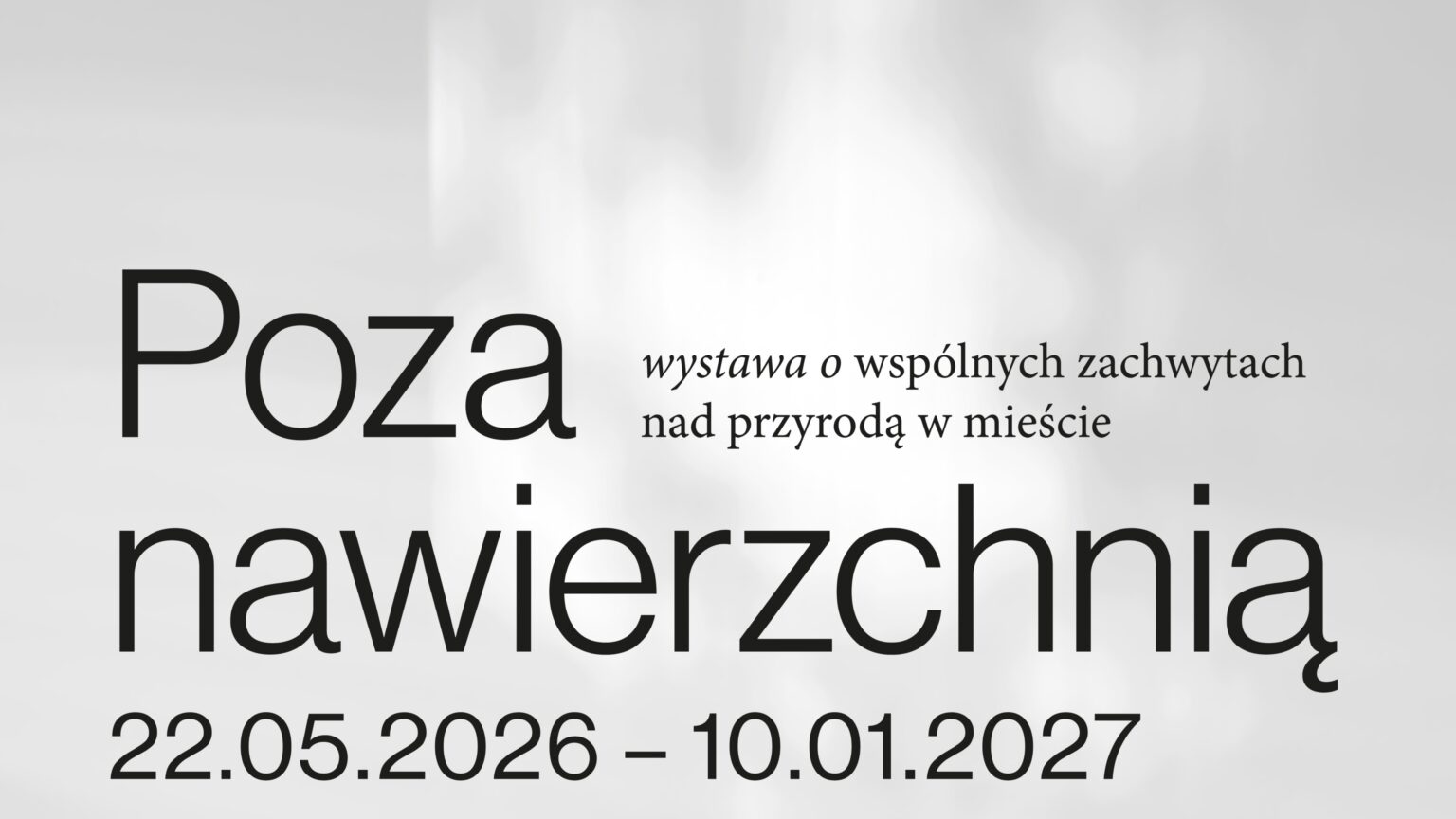 Poza nawierzchnią plakat