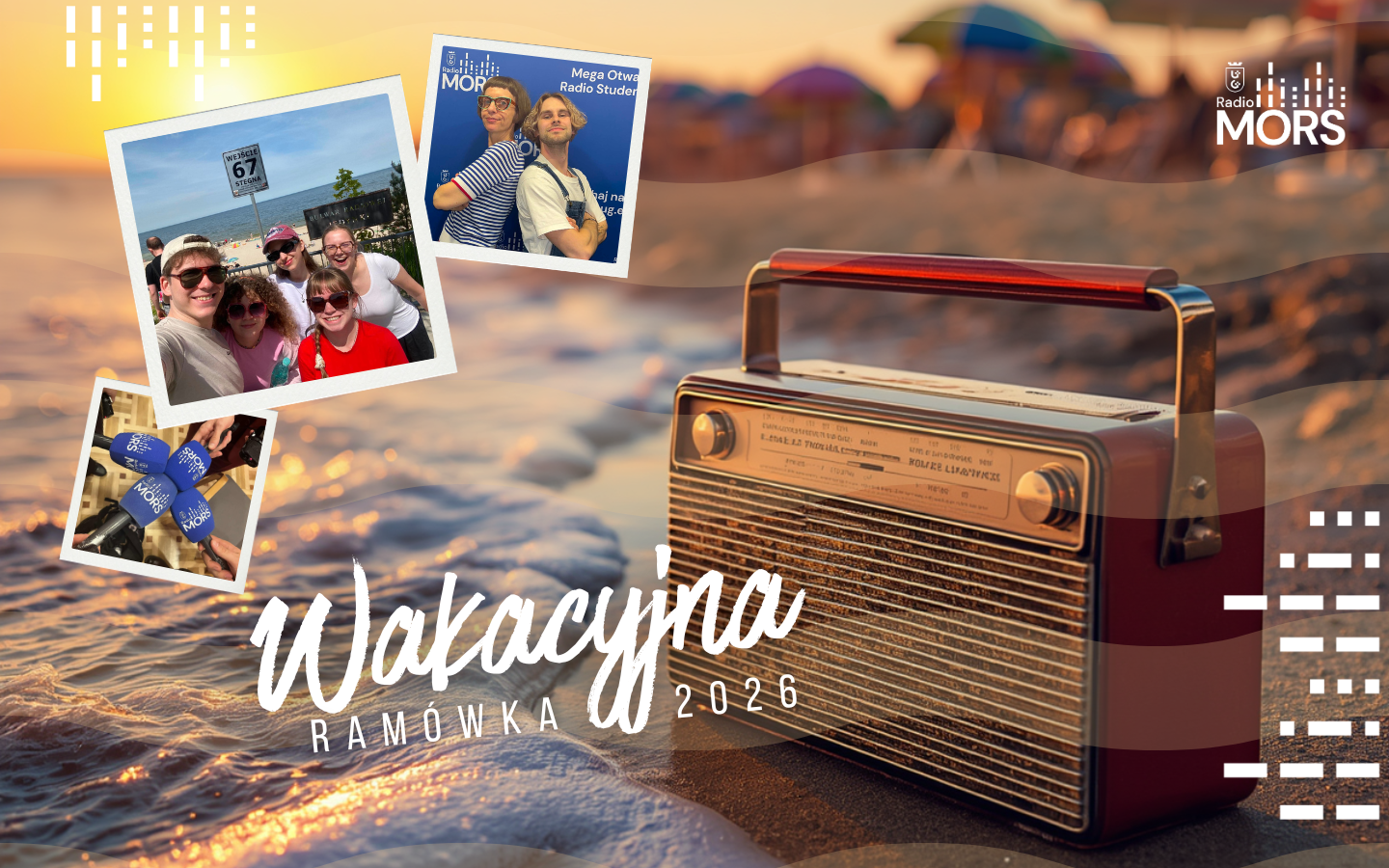 wakacyjna ramówka Radia MORS 2026 baner
