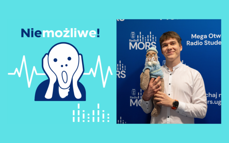 Logo audycji Niemożliwe i Kamil Zieliński