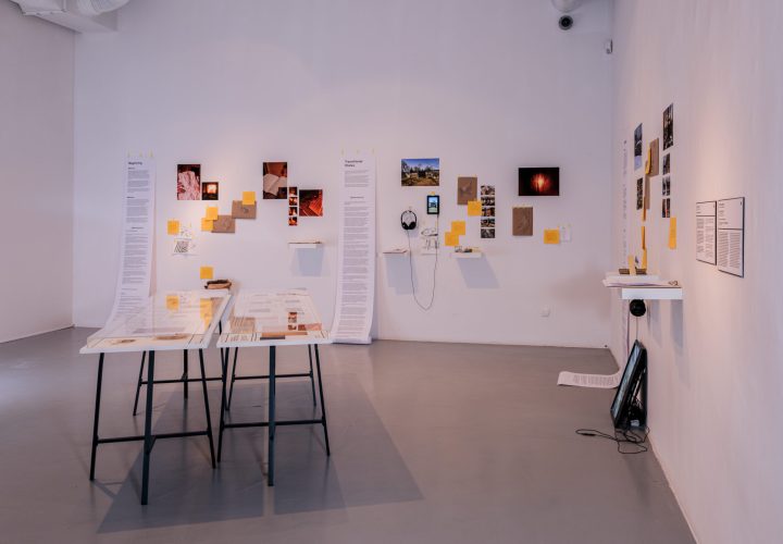 Wystawa Studiotopia 2.0 zdjęcia eksponatów.