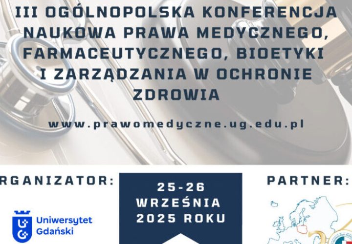 Konferencja Naukowa Prawa Medycznego plakat